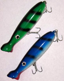 B & D Bottle Popper Plugs